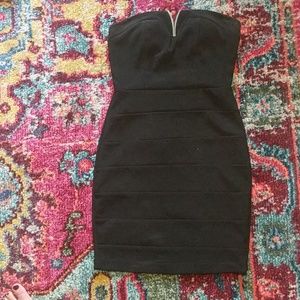 Black mini dress